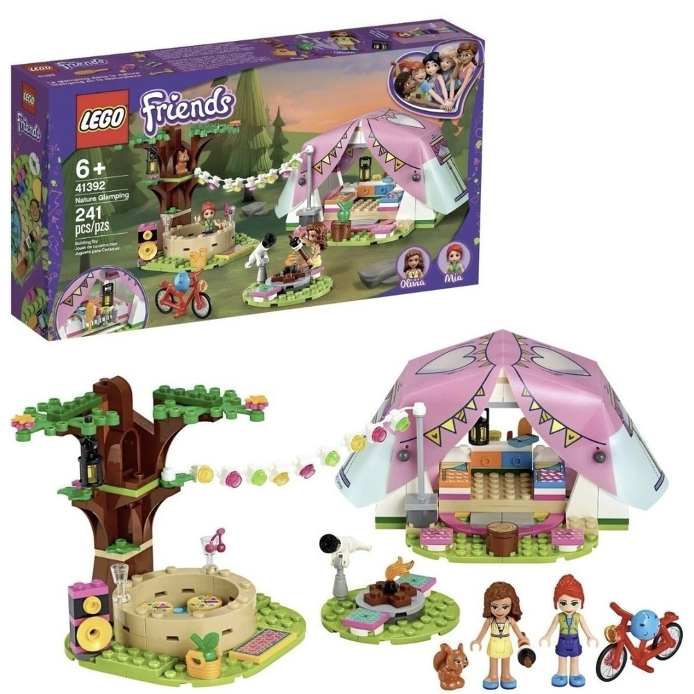 LEGO Friends 41392 Nature Glamping Retired Camping Set -Complete